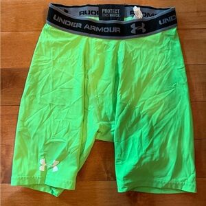 Under Armour Lime Green Compression Shorts